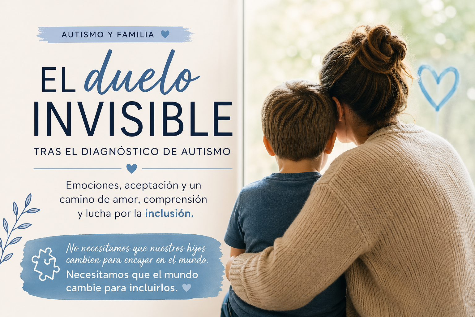 El duelo invisible tras el diagnóstico de autismo: emociones, aceptación y camino hacia la inclusión