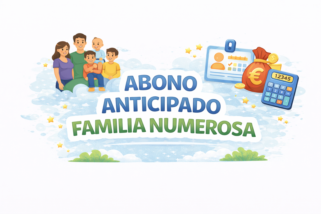 Abono anticipado por familia numerosa
