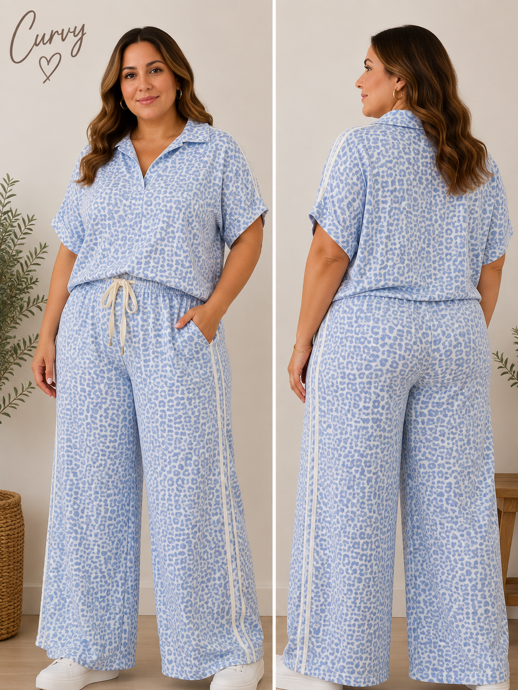 CONJUNTO CURVY ANIMAL PRINT