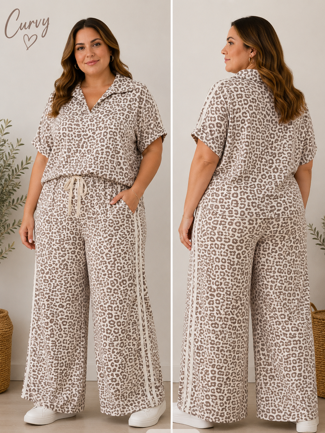 CONJUNTO CURVY ANIMAL PRINT